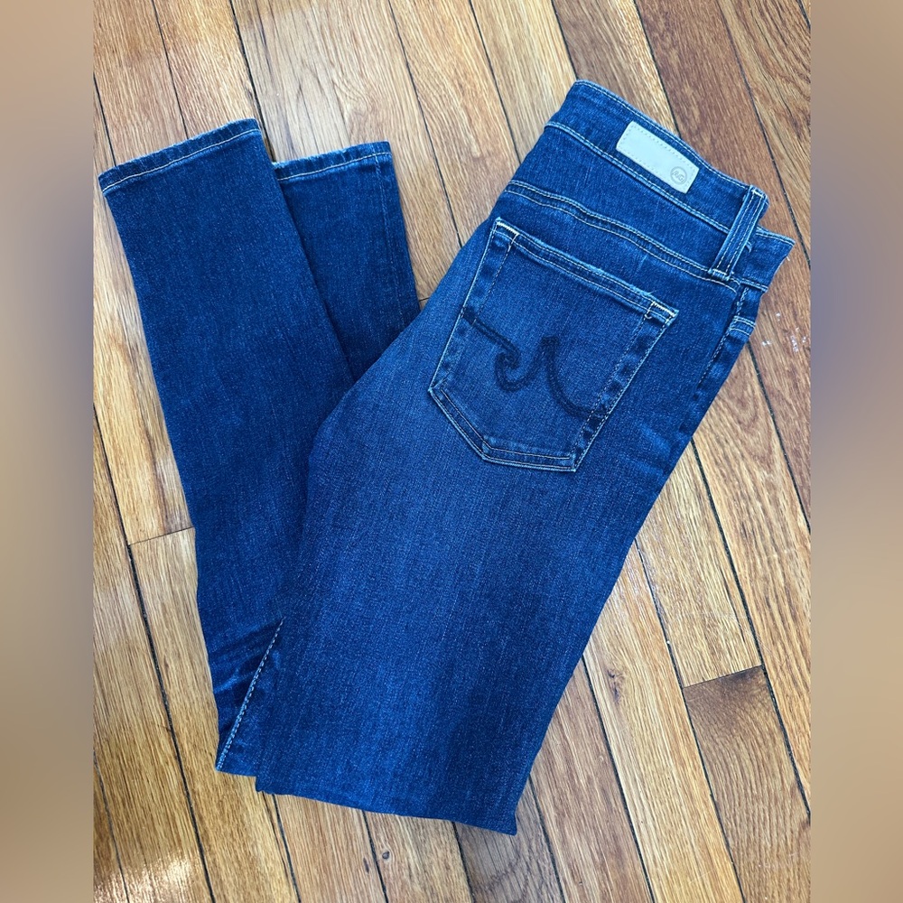 AG (Adriano Goldshmied) Jeans, the farrah skinny ankle size 26 R worn once